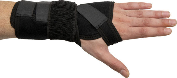 Vita Orthopaedics Standard Ρυθμιζόμενος Νάρθηκας Καρπού Δεξιάς Πλευράς σε Μαύρο Χρώμα
